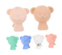 Ipetboom 6 Piezas Cubiertas Protectores para Cabeza de Cepillo de Dientes con Clip Portátil Diseño Divertido para Viaje y Casa Material Ligero y Duradero Compatible con Cabezas de Cepillo