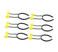 Ipetboom 6 Piezas Diadema De Bola De Pelo Tocados De Fiesta Para Niñas Cinta De Pelo Diseño De Animal Para Fiestas Para Cumpleaños y Celebraciones