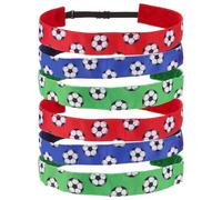 Ipetboom 6 Piezas diademas para correr diadema de gimnasia muñequeras deportivas bandas deportivas para el sudor cintas para el cabello de las mujeres