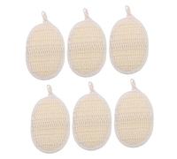 Ipetboom 6 Piezas Esponja De Baño Toallita Almohadillas Exfoliantes Para El Cuerpo Toalla De Bebe Encantos De Uñas Toallas Cepillo De Baño Bebé Tómate Un Baño Sabana De Algodon