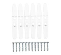 Ipetboom 6 Piezas Ganchos Transparentes para Cuerda de Estores Accesorios de Seguridad Infantil Resistentes y Flexibles para Ordenados Cordones de Cortinas y Persianas