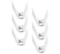 Ipetboom 6 Piezas Tenedores para Asador de Horno Giratorios de Acero Inoxidable, Juego de 6 Piezas para Pollo y Carne Asada, Accesorios para Barbacoa y Freidora de Aire, Utensilios para