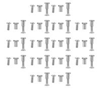 Ipetboom 60 Pares 60 Pares de Tornillos y Tuercas Metálicos para Reparación de Gafas, Surtido de Precisión Triangular 2.3X1.55X3.4 MM, Kit Profesional para Mantenimiento de Monturas y Gafas