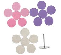 Ipetboom 60piezas Discos De Lijado Eléctrico Para Pies De Lijas Para Pedicura Con Soporte y Caja De Almacenamiento Para Eliminar Durezas y Callos Casa y Salones De