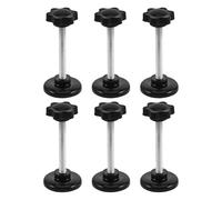 Ipetboom 6piezas Accesorios para Andadores Tornillo Moleteado Plataforma Tornillo Mango Accesorio para Andador Tuercas de Hardware Uso para Personas Mayores