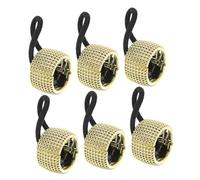 Ipetboom 6piezas Anillo Cabello Recogido Gomas Pelo Antideslizantes Coleteros Elásticos Para Mujer Accesorios Para Peinar El Pelo El Gym