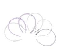 Ipetboom 6piezas Conjunto De Diademas Para Mujer Diademas De Minimalistas Color Púrpura Para Fiestas y Uso Diario Accesorios De Peinado Para Adolescentes
