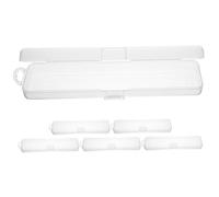 Ipetboom 6piezas Contenedor De Viaje Para Cepillos De Dientes Estuche De Negocios Portátil Pp
