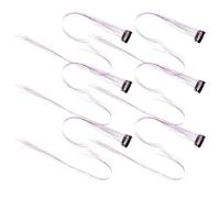 Ipetboom 6piezas Extensiones De Cabello Brillo Clip Tinsel Hair Accesorios Dazzle Para Mujeres y Fáciles De Usar y Color Clásico y