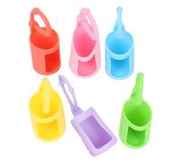 Ipetboom 6piezas Funda Protectora De Silicona para Botellas De Aceite Esencial De Cubierta Antideslizante para Botellas Rodantes Flexible y Resistente Golpes para Aromaterapia y Viaje