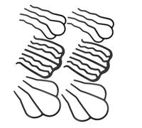 Ipetboom 6piezas Herramientas Para Peinar Peines Laterales De Metal Horquillas Para Moño Accesorios Cabello Peinados Vintage Peinetas Laterales Para Mujer