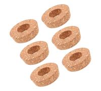 Ipetboom 6piezas Jarrón Hidropónico De Corcho Transparente para Macetas De Vidrio Tapas De Corcho para Propagación Terrarios