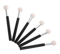 Ipetboom 6piezas Pincel Corrector De Cabeza Redonda Brochas Para Maquillaje De Corrector Herramienta Cosmética Para Difuminar Debajo Ojos Maquillaje De Base