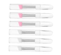 Ipetboom 6piezas Pinceles De Silicona Para Ojos Labios y Sombras De Ojos Aplicadores Para Maquillaje y