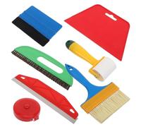 Ipetboom 7 Piezas Kit de Espátulas Pequeñas para Vinilo y Película de Ventana Herramienta para Instalación de Láminas Coches Azulejos y Cristales Diseño Compacto para Esquinas y Curvas Uso