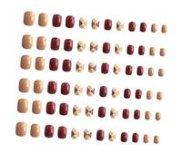 Ipetboom 72 Piezas Uso de Parches para Uñas Uñas Postizas de Cobertura Completa Eventos Especiales Colores Disponibles por Caja