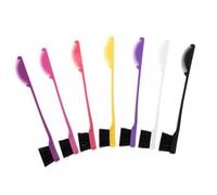 Ipetboom 7piezas Cepillos De Maquillaje Doble Para Cejas y Pestañas Cepillo De y Peine Para Maquillaje y De Cabello Pulido