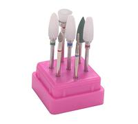 Ipetboom 7piezas Pulido De Uñas Cabezales Herramienta De Manicura Decoración De Uñas Afilador De Para Salones De Duradero Profesional