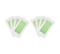 Ipetboom 8 Hojas De Tiras De Papel Para Depilación De Cejas Tiras Depilatorias Palitos Para Depilación Kit Para Papel Encerado Plantilla Rosa Para Cejas