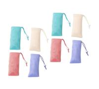 Ipetboom 8 Piezas Bolsas De Malla Para Jabón Bolsa De Espuma Exfoliante Para Ducha Cordón Para Jabón Espumoso Para Baño