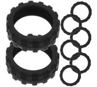 Ipetboom 8 Piezas Cubiertas de pies de Equipaje Almohadillas para Ruedas de Maletas Envoltura de pies de Equipaje Cubierta de pies de Equipaje Gel de sílice