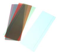 Ipetboom 8 piezas Tiras Transparentes para Lectura Guiada Marcapáginas PVC con Colores Ayudas Visuales para Mejorar Concentración y Seguimiento Fácil