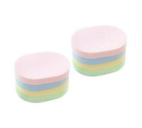 Ipetboom 8piezas Esponjas Faciales De Limpieza Unidades Esponjas Exfoliantes Suaves y Seguras Para Tipo De Piel Removedoras De Maquillaje