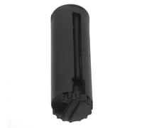 Ipetboom Accesorio de Extremo de Cinturón Retráctil Negro para Barreras de Seguridad, Compatible Postes de Control de Multitudes, Extremo Ajustable para Barrera de Cuerda Industrial