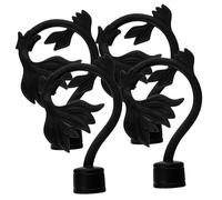 Ipetboom Accesorios para Cortinas Extremos Decorativos de Abs Juego de 4 Piezas Aleatorio para Decoración del de y Desmontar