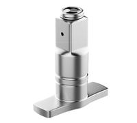 Ipetboom Adaptador de manguito telescópico para llave eléctrica 1/2 a 1/4 pulg, cabezal de conversión hexagonal de acero aleado, eje cuadrado universal para bricolaje y uso profesional