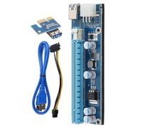 Ipetboom Adaptador GPU Externa para Portátil Pci-E X16 Mini Pci-E Cable USB 60 CM Conexión Azul Tarjeta Gráfica para Minería y Juegos Accesorio para Expansión Multimedia