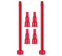 Ipetboom Adaptador para Cartucho de Gas 2 Unidades, Kit de Conexión para Boquilla de Soldadura, Plástico Duradero, Compatible Diferentes Bombonas, Accesorio Portátil para Camping