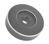 Ipetboom Adaptador para Tocadiscos Vinilo de 7 Pulgadas Adaptador de Cúpula Negro Compatible con Discos de 45 Revoluciones por Minuto Aluminio Ligero y Compacto para Reproducción Estable