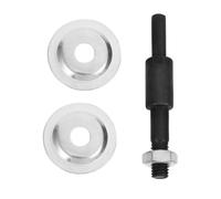 Ipetboom Adaptadores de Mandril de Acero para Taladro Inalámbrico, Eje Sólido de 8 Mm, Juego de 2 Piezas para Pulido y Rectificado, Compatibles Ruedas de Muela Abrasiva y Herramientas