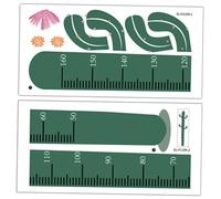 Ipetboom Adhesivo Autoadhesivo De Pared Tabla De Altura Para Niños 150 Cm Pvc Verde Cactus Diseño Medidor Infantil Decoración Habitación Niños Removible