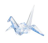 Ipetboom Adorno Acrílico de Grulla Origami Transparente de Imitación Decoración para Fiestas y Regalo Infantil