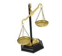 Ipetboom Adorno de de Justicia de Metal para Oficina y Hogar Decoración Vintage de Mesa Centro de Mesa Elegante Balanceadora de Metal