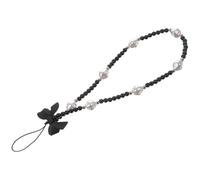 Ipetboom Adornos de Lazo Cadena de Cuentas de Perlas Dijes para Teléfono Móvil Cordón Antipérdida para Pulsera de Teléfono Decoración para Escenario Diario