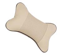 Ipetboom Almohada Duradero y Fácil de Mantener Cuello Diseño del Coche en Forma de Hueso, Cuero Artificial y Algodón, Cojín Cervical para Uso en Automóvil y Hogar