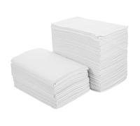 Ipetboom Almohadilla Para Manicura Desechable 125 Piezas Tapete De Papel Para Manicura Absorbente Blanco Suministros De Salón Tapete De Escritorio Adecuado Para Salones y Casa