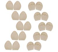 Ipetboom Almohadillas Ajustables para Zapatos, Inserciones para Antepié y Puntera, Plantillas para Tacones Altos y Deportivas, Materiales Suaves, 10 Pares (5 Redondas 5 Puntiagudas),