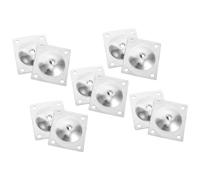 Ipetboom Almohadillas de Soporte para Patas de Muebles de Hierro M8 Placas de Instalación 60X70Mm 10 Unidades Antideslizantes y Resistentes para Protección de Suelos Hogar y Oficina