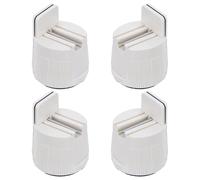 Ipetboom Almohadillas Elevadoras para Patas de Muebles 4 Piezas Ajustables 6-8 Cm, Diseño Abrazadera Antideslizante y Reducción de Ruido, Extensores para Mesa y Silla, Protección