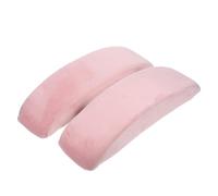 Ipetboom Almohadillas para Reposabrazos de Silla de Oficina Cojines Elevadores Espuma de Alta Elasticidad Color Rosa Princesa Par de 2 Unidades para Comodidad Gaming Trabajo y Uso
