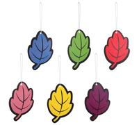 Ipetboom Ambientador Colgante para Coche de Papel Forma de Hoja Pack de 6 Unidades Decoración Interior para Eliminar Olores y Aliviar Fatiga al Conducir