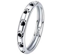 Ipetboom anillo de anillos mujer anillos de tensión anillos de abrazo para mujer anillo de pata de perro anillo de pata de mascota joyería de pupring Anillo creativo s925 plata