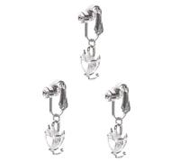 Ipetboom Anillo de Falso con Clip Joyería No Perforante de Cuerpo Anillo de Falso para Mujeres y Resistente