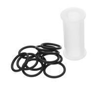 Ipetboom Anillos de Sellado de Silicona de Alimenticio con Funda para Máquina de Helados Juntas Resistentes al Frío para Reemplazo y Mejora de Eficiencia Uso Doméstico y Profesional