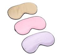 Ipetboom Antifaz Vision Extraocular para Dormir, Máscara para Dormir de Poliéster y Algodón Pp, Bloquea la Luz, Cómoda, 3 Piezas Color Aleatorio