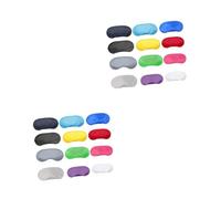 Ipetboom Antifaz y Doble Banda Elástica para Dormir de Poliéster Ligero y Suave 25 Piezas Lavable, Adecuado para Viaje y Reuniones, para Hombres y Niños